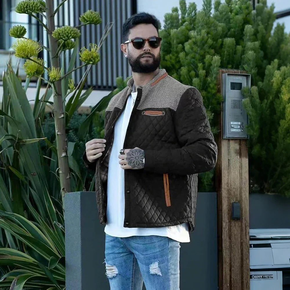 Signature Tunica Men's Diamond Quilted Puffer Down Jacket