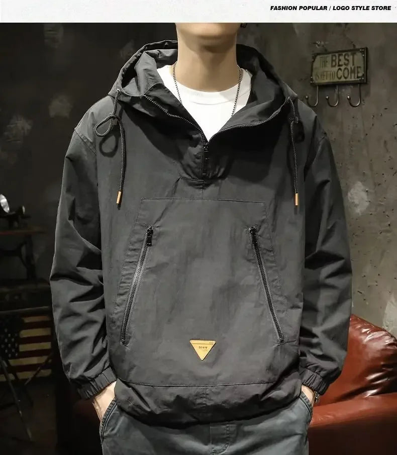Signature Tunica Men's Style Half-Zip Hooded Outdoor Workwear Jacket