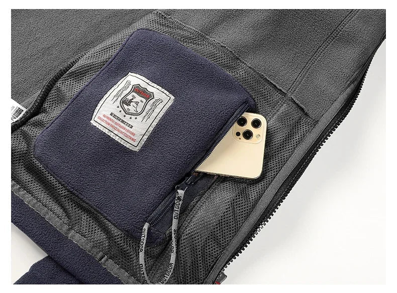 Signature Tunica Men's Thermal Polar Fleece Tactical Jacket