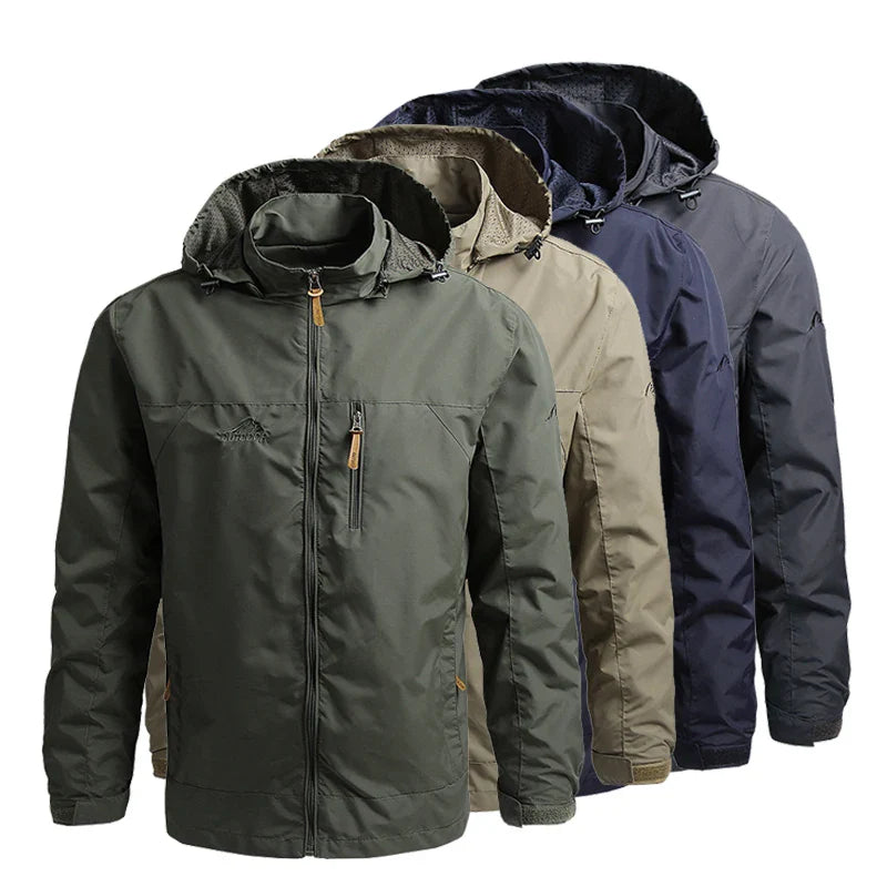Signature Tunica Men's Thin Tactical Waterproof Hooded Field Jacket